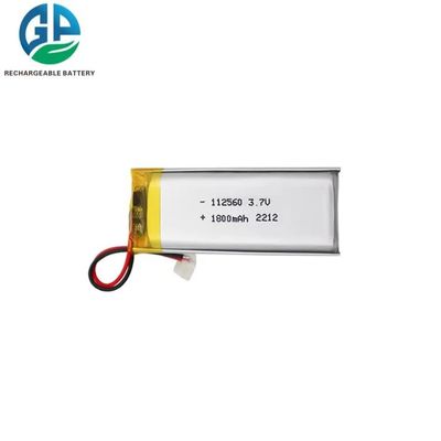 Batteria 112560, litio Ion Polymer Battery Pack di ISO9001 KC Lipo di 3.7V 1800mAh 6.66Wh